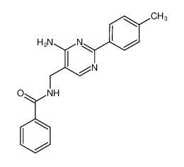 N-(4-amino-2-p-tolyl-pyrimidin-5-ylmethyl)-benzamide_39800-80-1