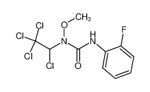 3-(2-fluorophenyl)-1-methoxy-1-(1,2,2,2-tetrachloroethyl)urea_39804-78-9