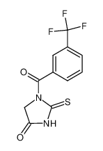 2-thioxo-1-(3-trifluoromethyl-benzoyl)-imidazolidin-4-one_39806-56-9
