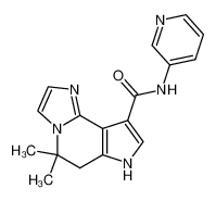 4,4-Dimethyl-5,6-dihydro-4H-1,3a,6-triaza-as-indacene-8-carboxylic acid pyridin-3-ylamide_398120-65-5
