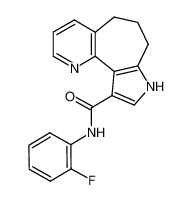 3,4,5,6-Tetrahydro-3,10-diaza-benzo[e]azulene-1-carboxylic acid (2-fluoro-phenyl)-amide_398121-44-3