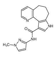 3,4,5,6-Tetrahydro-3,10-diaza-benzo[e]azulene-1-carboxylic acid (1-methyl-1H-pyrazol-3-yl)-amide_398121-49-8