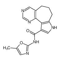 3,4,5,6-Tetrahydro-3,8,10-triaza-benzo[e]azulene-1-carboxylic acid (5-methyl-oxazol-2-yl)-amide_398122-77-5