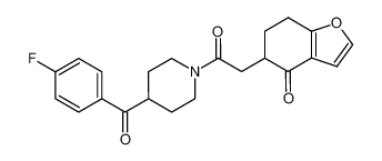 1-[(4-oxo-4,5,6,7-tetrahydrobenzo[b]furan-5-yl)acetyl]-4-(p-fluorobenzoyl)piperidine_398145-95-4