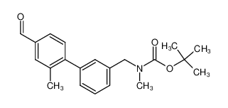 tert-butyl (4'-formyl-2'-methylbiphenyl-3-ylmethyl)-N-methylcarbamate_398151-53-6