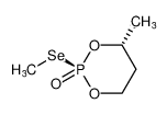 1,3,2-Dioxaphosphorinane, 4-methyl-2-(methylseleno)-, 2-oxide,(2R,4R)-rel-_39826-71-6