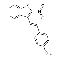 3-(4-methyl-trans-styryl)-2-nitro-benzo[b]thiophene_39827-23-1