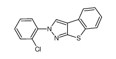 2-(2-chloro-phenyl)-2H-benzo[4,5]thieno[2,3-c]pyrazole_39827-70-8