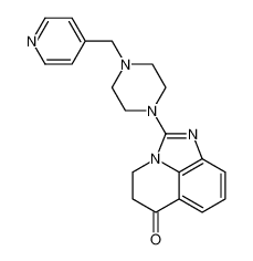 2-(4-(pyridin-4-ylmethyl)piperazin-1-yl)-4,5-dihydro-6H-imidazo[4,5,1-ij]quinolin-6-one_398457-95-9