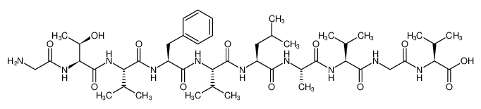 glycyl-L-threonyl-L-valyl-L-phenylalanyl-L-valyl-L-leucyl-L-alanyl-L-valylglycyl-L-valine_398463-70-2
