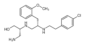 (R)-3-amino-2-(((S)-2-((4-chlorophenethyl)amino)-3-(2-methoxyphenyl)propyl)amino)propan-1-ol_398484-86-1