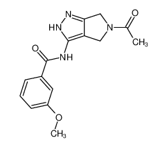 N-{5-acetyl-4,6-dihydropyrrolo[3,4-c]pyrazol-3-yl}-3-methoxybenzamide_398496-26-9