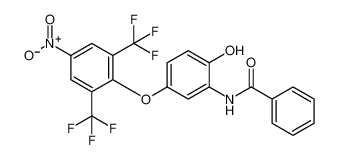 N-(2-hydroxy-5-(4-nitro-2,6-bis(trifluoromethyl)phenoxy)phenyl)benzamide_398524-08-8