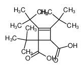 1,3,4-Tri-tert-butyl-cyclobut-3-ene-1,2-dicarboxylic acid_39863-15-5