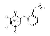 [2-(1,4,5,6,7,7-Hexachloro-bicyclo[2.2.1]hept-5-en-2-ylmethyl)-phenoxy]-acetic acid_3987-22-2