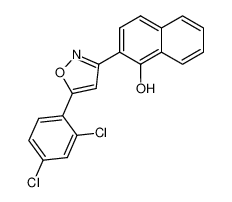 2-[5-(2,4-dichloro-phenyl)-isoxazol-3-yl]-naphthalen-1-ol_39875-83-7