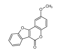 2-methoxy-6H-benzofuro[3,2-c]chromen-6-one_39876-26-1