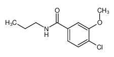 3-Methoxy-4-chlor-N-propylbenzamid_39887-44-0