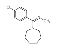 [1-Azepan-1-yl-1-(4-chloro-phenyl)-meth-(Z)-ylidene]-methyl-amine_39888-26-1