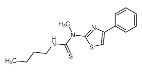 N-Butyl-N'-methyl-N'-(2-(4-phenyl)-thiazolyl)-thioharnstoff_39893-84-0