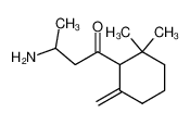 2-methylene-6,6-dimethyl-1-[3-amino-butanoyl]-cyclohexane_39900-07-7