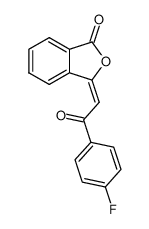 (E)-3-(2'-p-fluorophenyl-2'-oxo)ethylidene isobenzofuran-1(3H)-one_399017-19-7