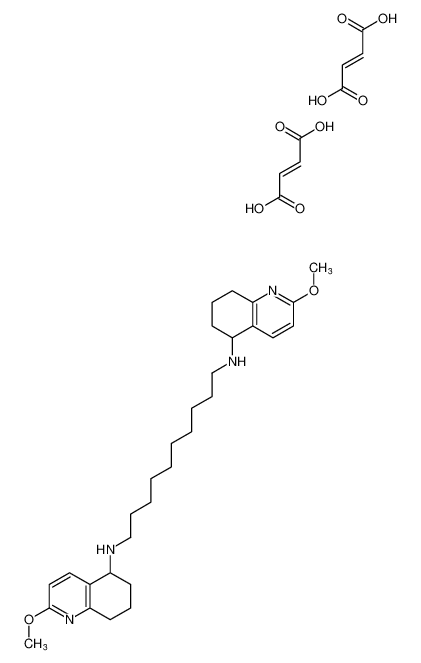 N1,N10-bis(2-methoxy-5,6,7,8-tetrahydroquinolin-5-yl)decane-1,10-diamine difumarate_399030-47-8