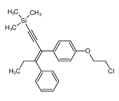 (E)-3-(4-(2-chloroethoxy)phenyl)-4-phenylhex-3-ene-1-(2-trimethylsilylacetylene)_399041-67-9