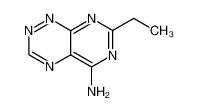 7-ethyl-pyrimido[5,4-e][1,2,4]triazin-5-ylamine_39906-08-6
