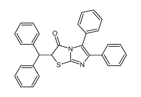 2-benzhydryl-5,6-diphenyl-imidazo[2,1-b]thiazol-3-one_39908-59-3