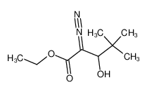 ethyl 2-diazo-3-hydroxy-4,4-dimethylpentanoate_39910-22-0