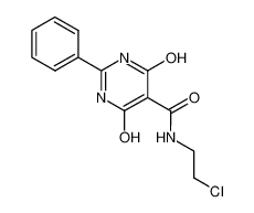 4,6-dioxo-2-phenyl-1,4,5,6-tetrahydro-pyrimidine-5-carboxylic acid 2-chloro-ethylamide_39931-46-9