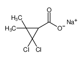 sodium 2,2-dichloro-3,3-dimethylcyclopropane-1-carboxylate_39939-04-3