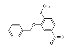 Benzyl(2-methylthio-5-nitrophenyl)aether_39945-46-5