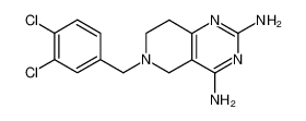 6-(3,4-dichloro-benzyl)-5,6,7,8-tetrahydro-pyrido[4,3-d]pyrimidine-2,4-diamine_39949-14-9