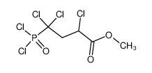 1,1,3-trichloro-3-carbomethoxypropane-1-phosphonic dichloride_39950-72-6