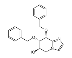 (6R,7S,8S)-7,8-bis(benzyloxy)-5,6,7,8-tetrahydroimidazo[1,2-a]pyridin-6-ol_399508-56-6