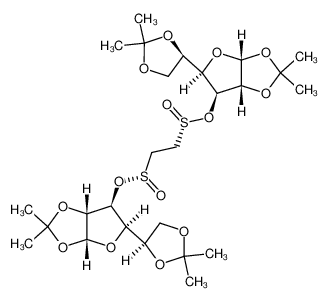 di(1,2:5,6-di-O-isopropylidene-α-D-glucofuranosyl) (S,S)-ethane-1,2-bis-sulfinate_399518-78-6