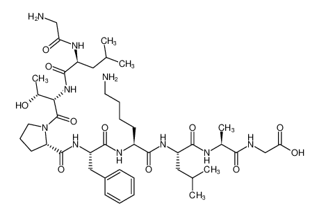 Glycine,glycyl-L-leucyl-L-threonyl-L-prolyl-L-phenylalanyl-L-lysyl-L-leucyl-L-alanyl-_399535-85-4