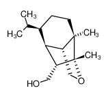 ((1R,2R,5R,6S,7S,8R)-5-Isopropyl-2,8-dimethyl-9-oxa-tricyclo[4.4.0.02,8]dec-7-yl)-methanol_39965-04-3