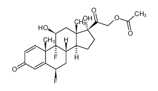 2-((6R,8S,9R,10S,11S,13S,14S,17R)-6,9-difluoro-11,17-dihydroxy-10,13-dimethyl-3-oxo-6,7,8,9,10,11,12,13,14,15,16,17-dodecahydro-3H-cyclopenta[a]phenanthren-17-yl)-2-oxoethyl acetate_3997-13-5