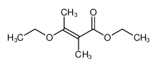 (E)-3-Ethoxy-2-methylbut-2-ensaeureethylester_39980-00-2
