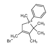 1,2,2,3,4-pentamethyl-1-phenyl-2,5-dihydro-1H-phospholium; bromide_39981-57-2