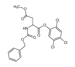 2-Benzyloxycarbonylamino-succinic acid 4-methyl ester 1-(2,4,5-trichloro-phenyl) ester_39993-91-4