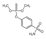 O,O-Dimethyl O-(4-sulfamoylphenyl) phosphorothioate_40135-38-4