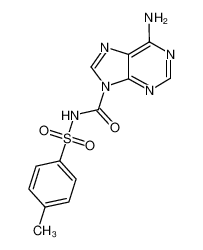 6-amino-N-(4-methylphenyl)sulfonylpurine-9-carboxamide_401937-84-6