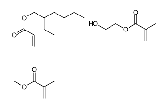 2-ethylhexyl prop-2-enoate,2-hydroxyethyl 2-methylprop-2-enoate,methyl 2-methylprop-2-enoate_40704-95-8