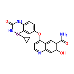 4-{3-Chloro-4-[(cyclopropylcarbamoyl)amino]phenoxy}-7-hydroxy-6-quinolinecarboxamide_417717-04-5