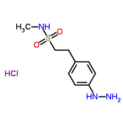 2-(4-Hydrazinylphenyl)-N-methylethanesulfonamide hydrochloride_42381-27-1