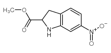 methyl 6-nitro-2,3-dihydro-1H-indole-2-carboxylate_428861-43-2